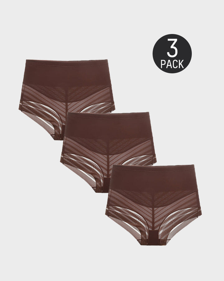 Olivyssara – Mesh High-Waist Tummy Control Underwear