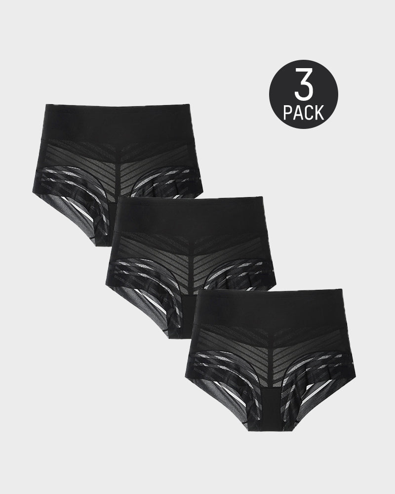 Olivyssara – Mesh High-Waist Tummy Control Underwear