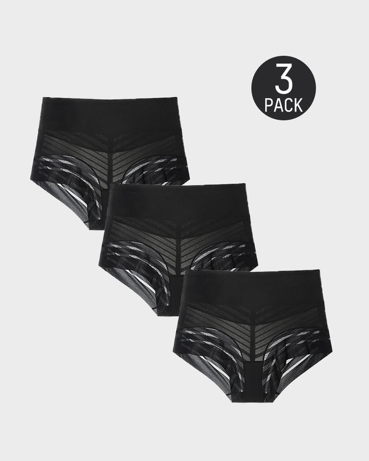 Olivyssara – Mesh High-Waist Tummy Control Underwear
