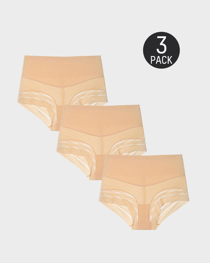 Olivyssara – Mesh High-Waist Tummy Control Underwear
