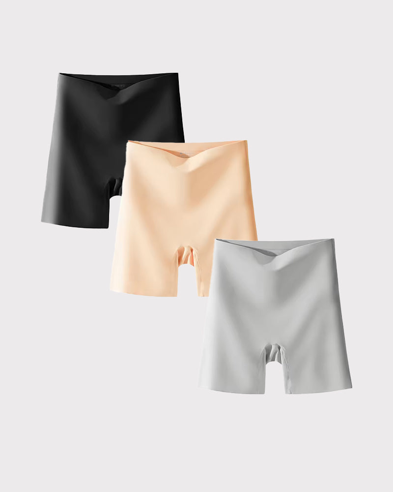 Elandrya – Seamless Shapewear Shorts with Silk Lining