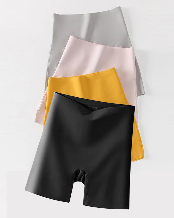 Elandrya – Seamless Shapewear Shorts with Silk Lining