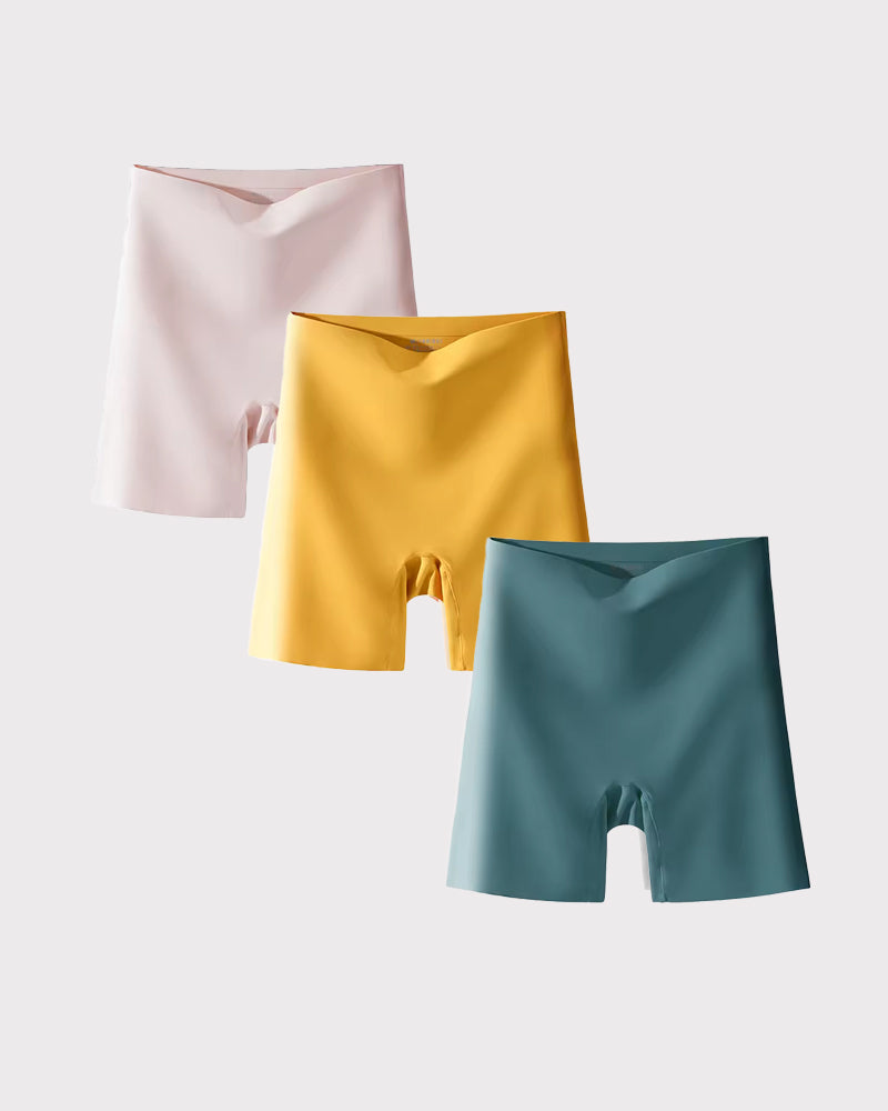 Elandrya – Seamless Shapewear Shorts with Silk Lining