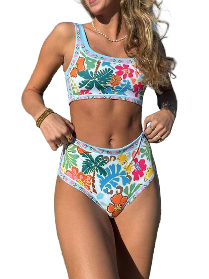 Emmie - Supported Floral Stretch Bikini