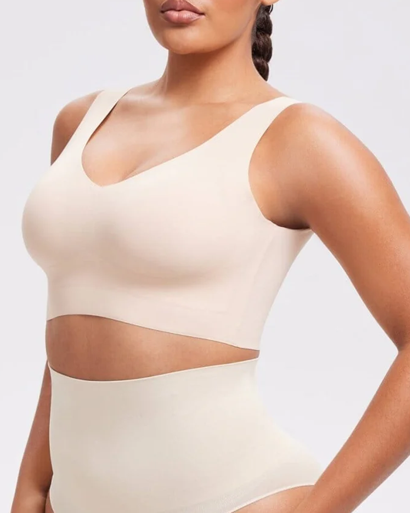 Valiryne – V-Neck Wireless Back Smoothing Bra