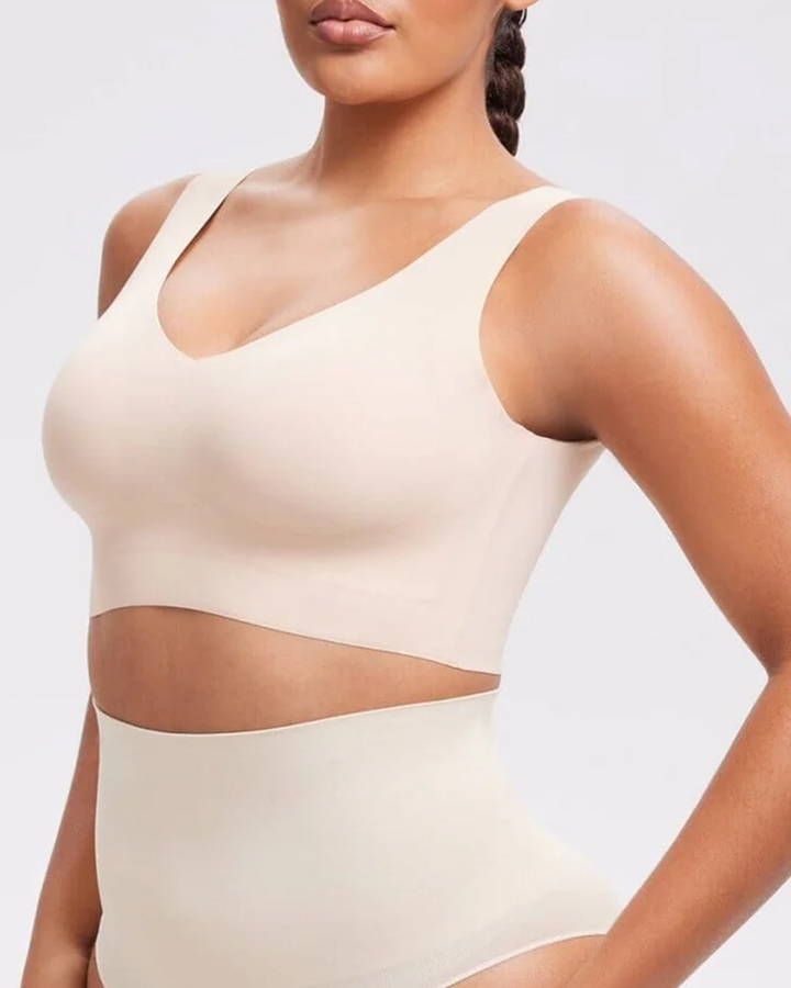 Valiryne – V-Neck Wireless Back Smoothing Bra