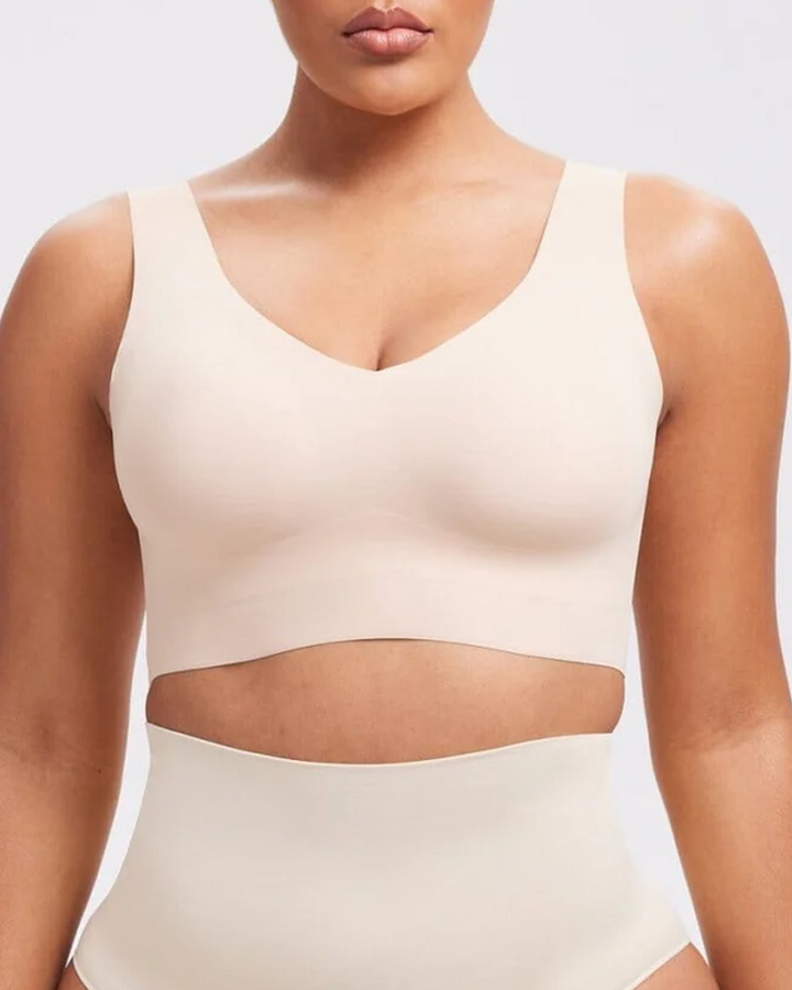 Valiryne – V-Neck Wireless Back Smoothing Bra