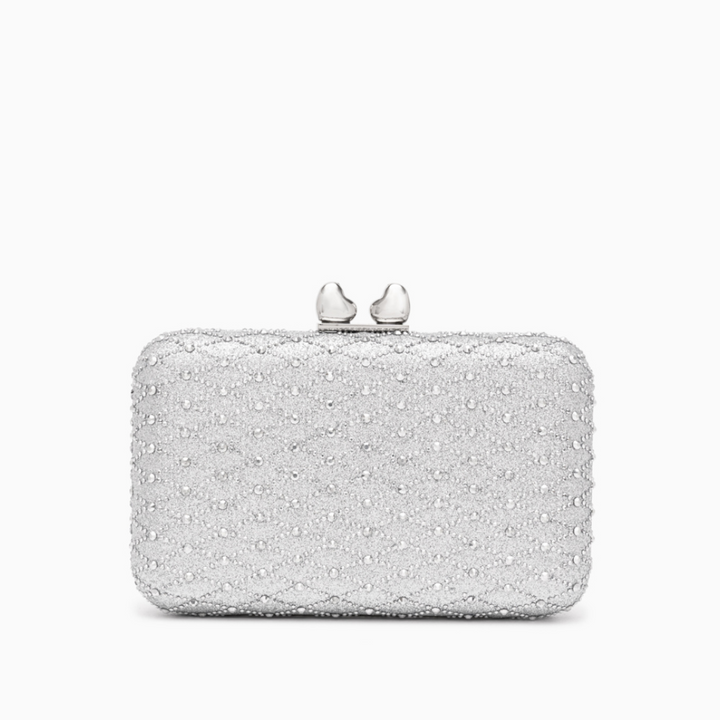 Midnight Lattice Clutch Bag