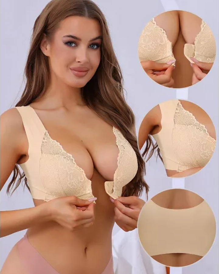 Calirynna – Plunge Lace Wireless Bra