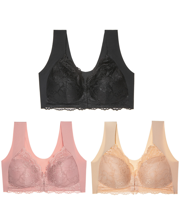 Calirynna – Plunge Lace Wireless Bra