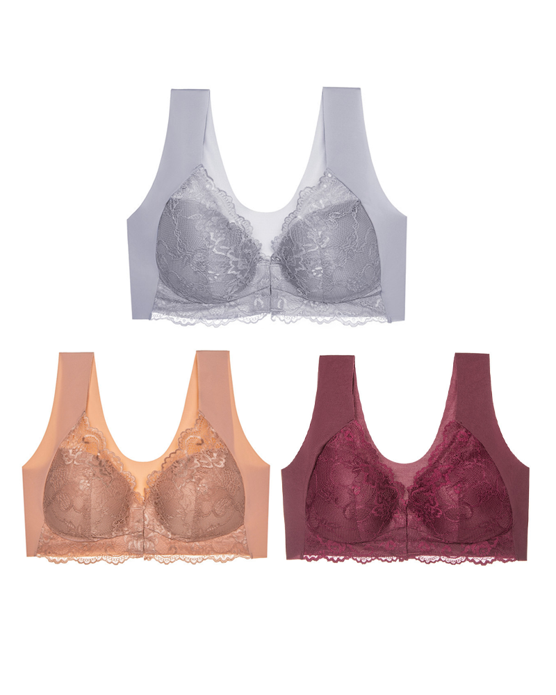 Calirynna – Plunge Lace Wireless Bra