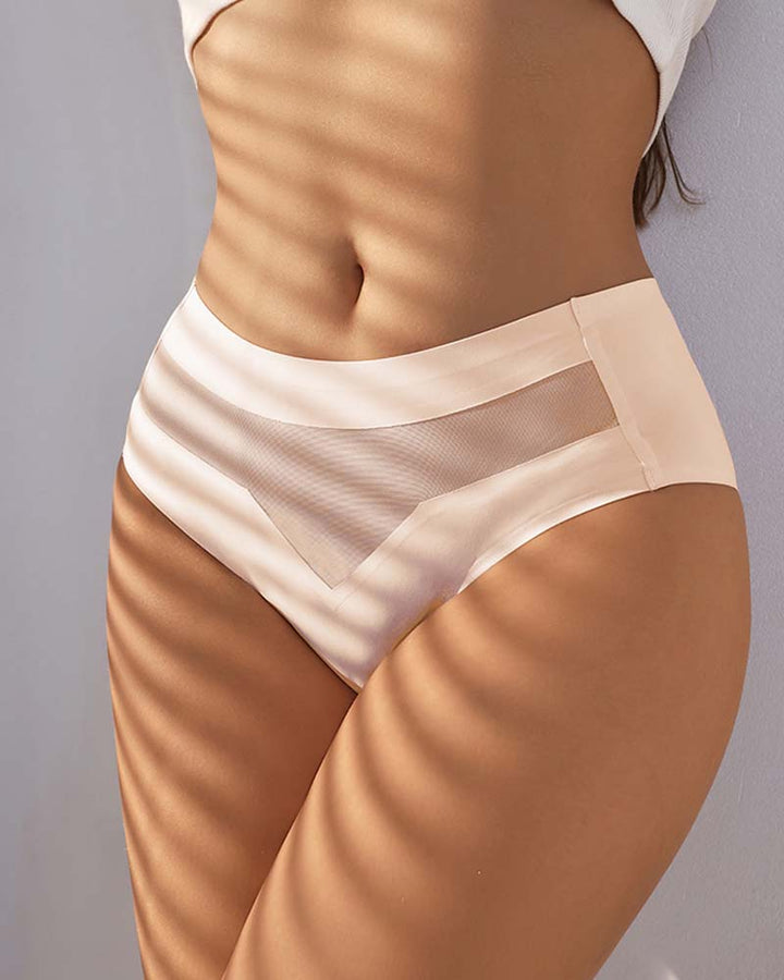 Valessina – Mid-Waist Ice Silk Invisible Underwear