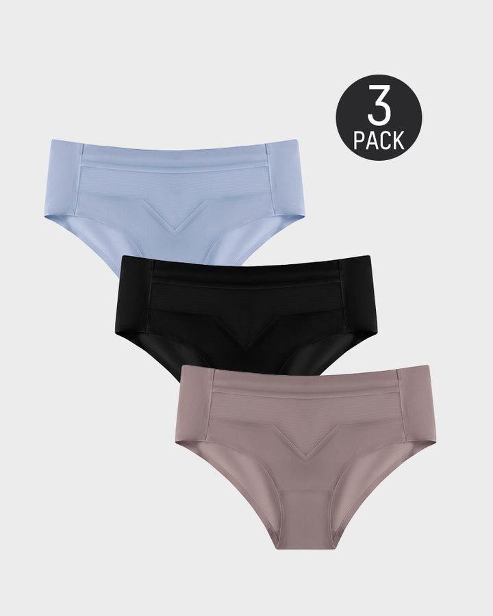 Valessina – Mid-Waist Ice Silk Invisible Underwear