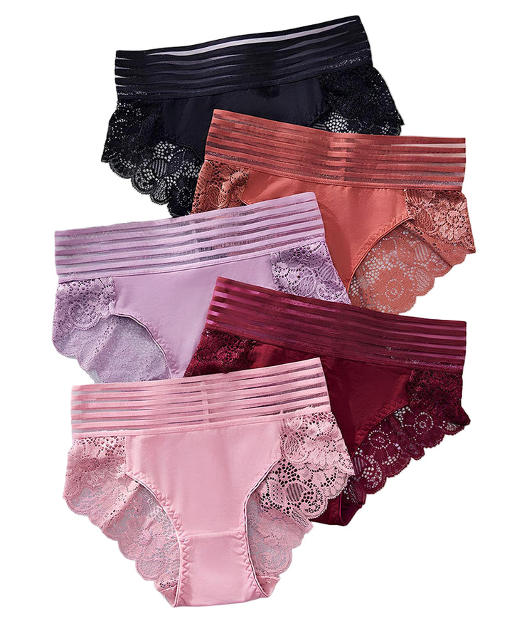Cyralissevia – High-Waist Lace Seamless Panties