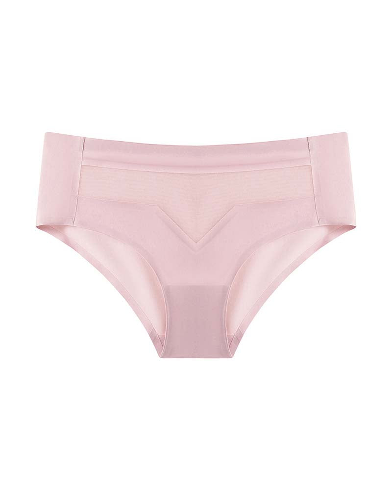 Valessina – Mid-Waist Ice Silk Invisible Underwear