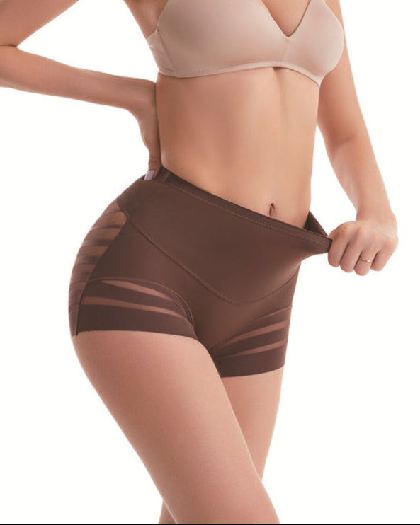 Olivyssara – Mesh High-Waist Tummy Control Underwear