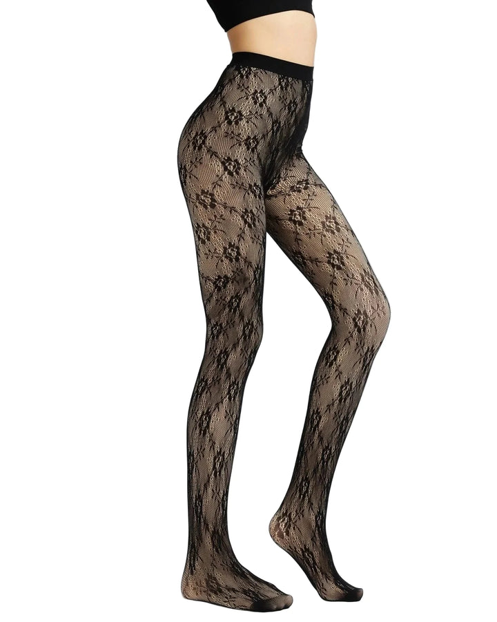 Auriviennea – Lace Pattern Warm Leggings