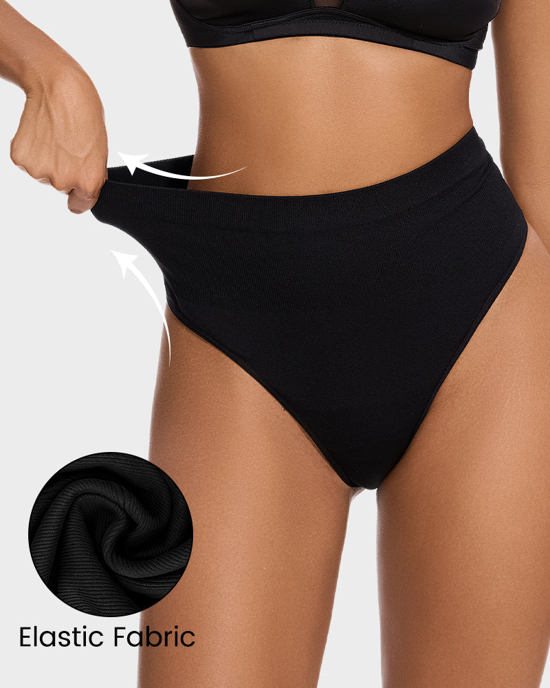 Orvynna – Two-Pack Mid-Waist Tummy Control Thongs