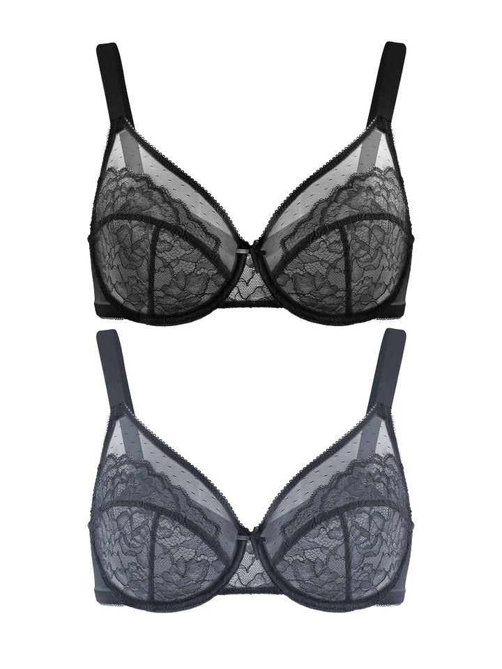 Meliorayneae – Two-Pack Plus Size Full Coverage Minimizer Bras
