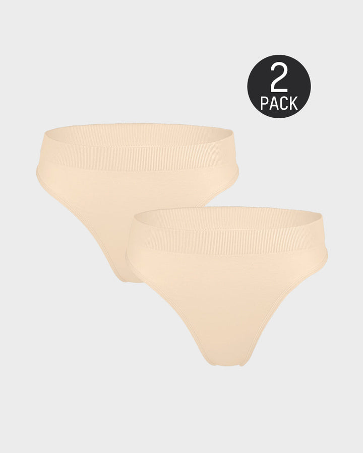 Melioraenra – Two-Pack Seamless Comfort Thongs
