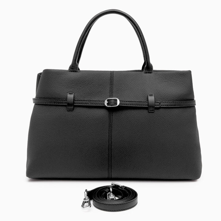 Lorena Buckle Tote Bag