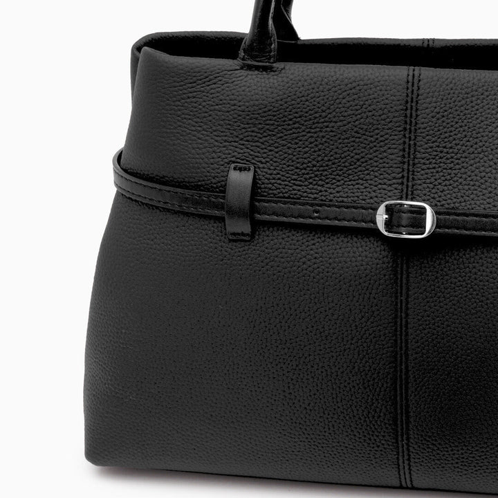 Lorena Buckle Tote Bag