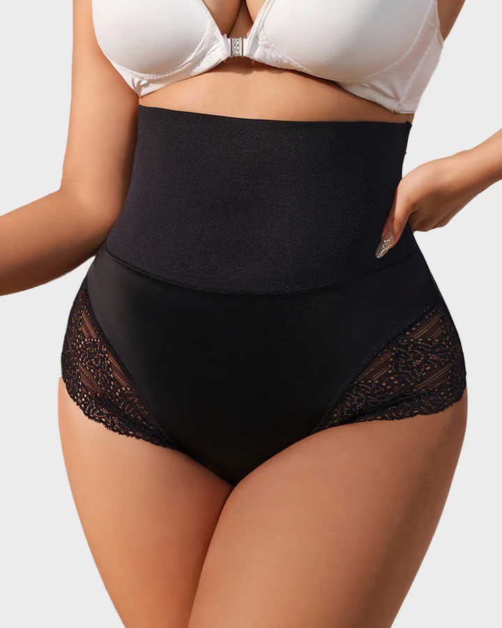 Cyralissey – Lace-Trim Shaping Brief Panty