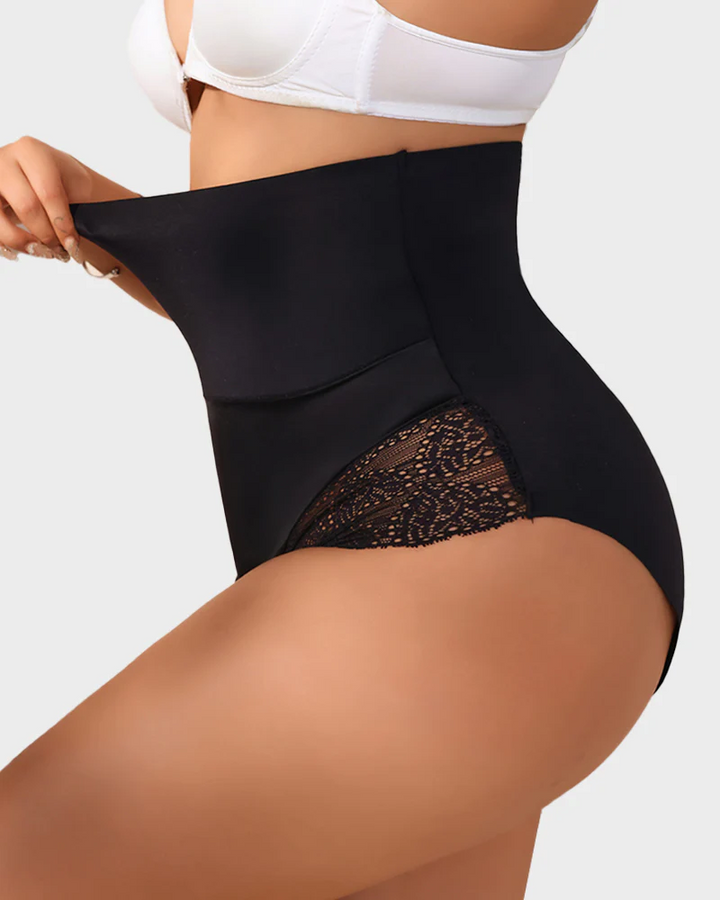 Cyralissey – Lace-Trim Shaping Brief Panty