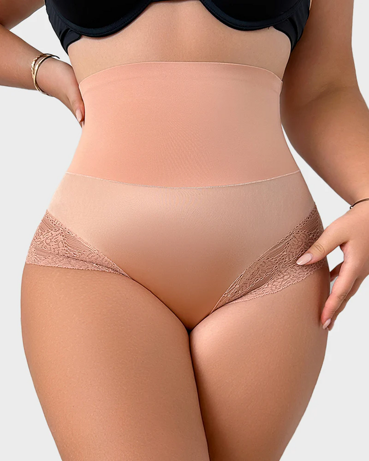 Cyralissey – Lace-Trim Shaping Brief Panty