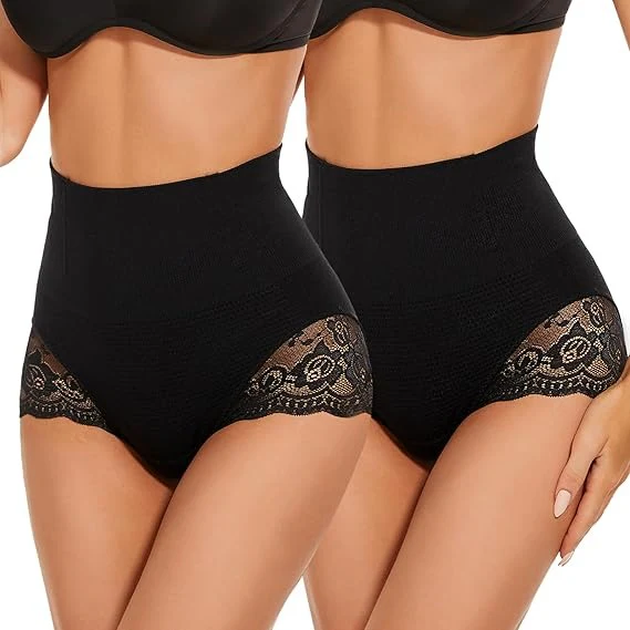 Cyralissey – Lace-Trim Shaping Brief Panty