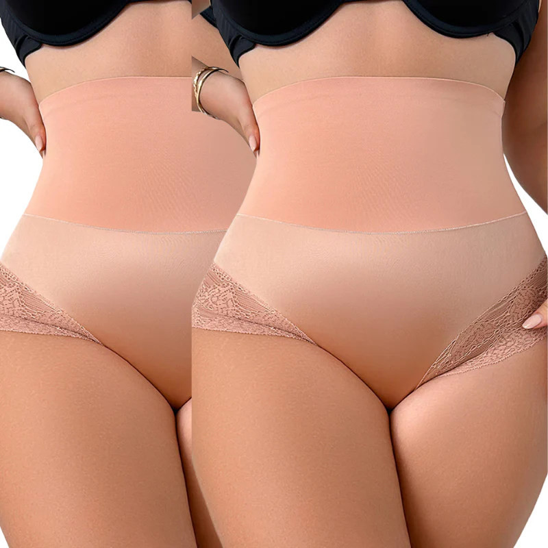 Cyralissey – Lace-Trim Shaping Brief Panty
