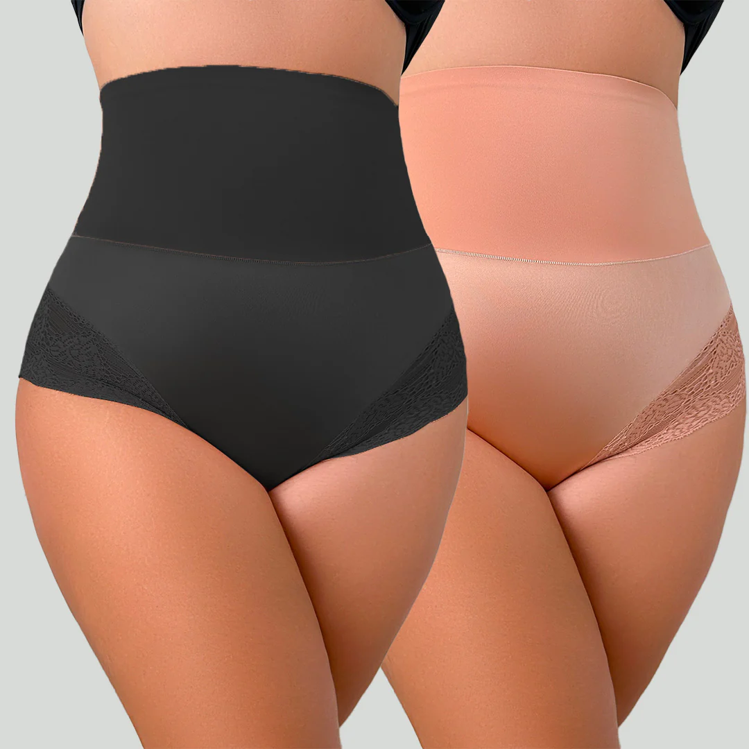 Cyralissey – Lace-Trim Shaping Brief Panty