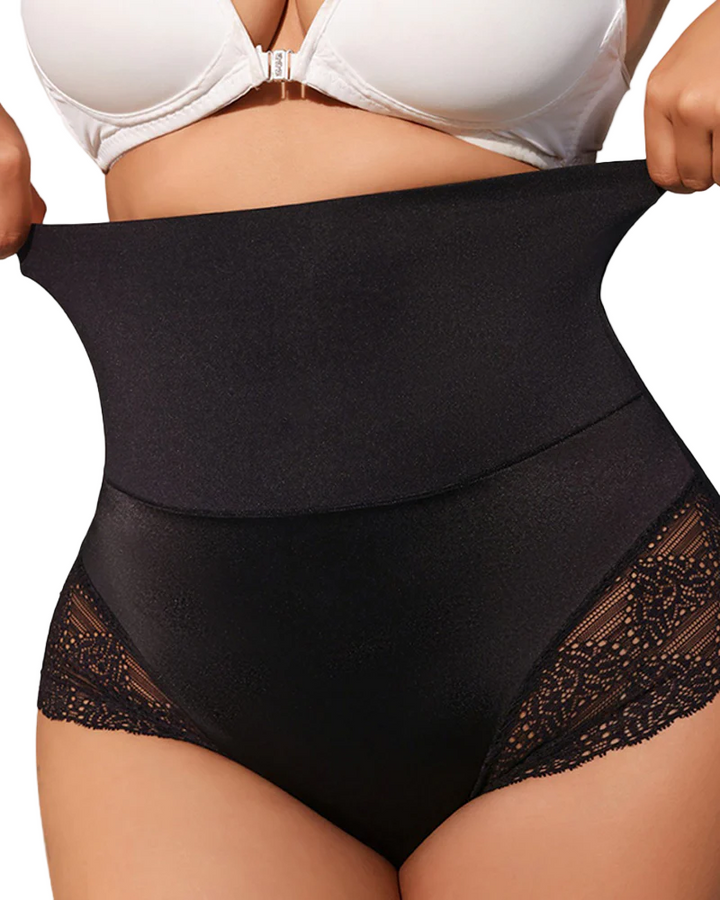 Cyralissey – Lace-Trim Shaping Brief Panty