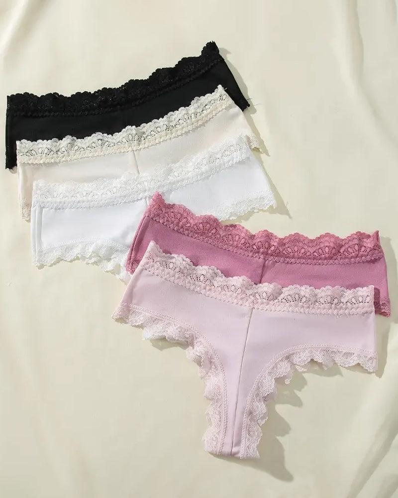 Serenyvaia – Plus Size Lace Cotton Panties