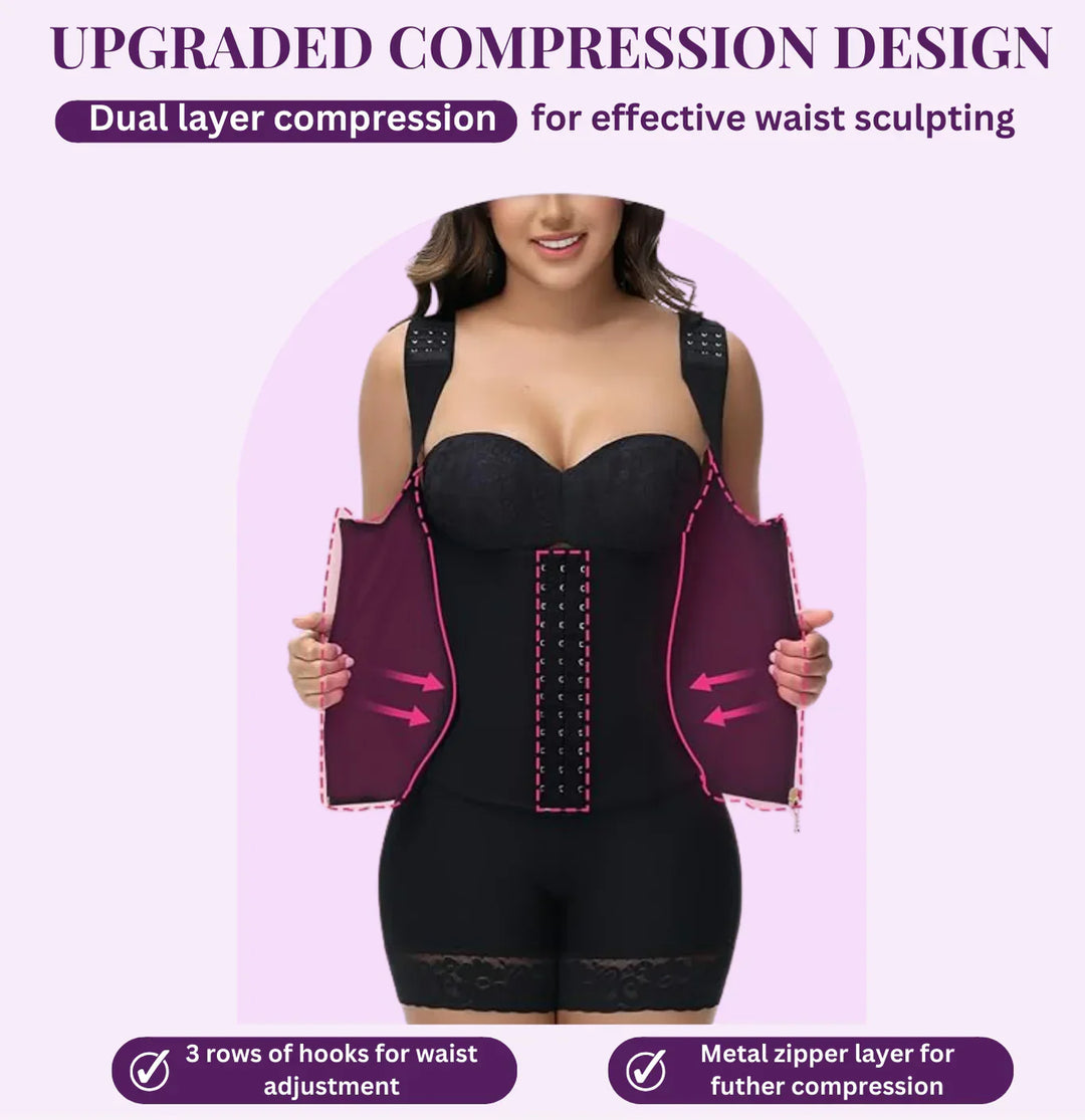 Serenyllisya – Luxe Steel-Boned Waist Trainer Vest