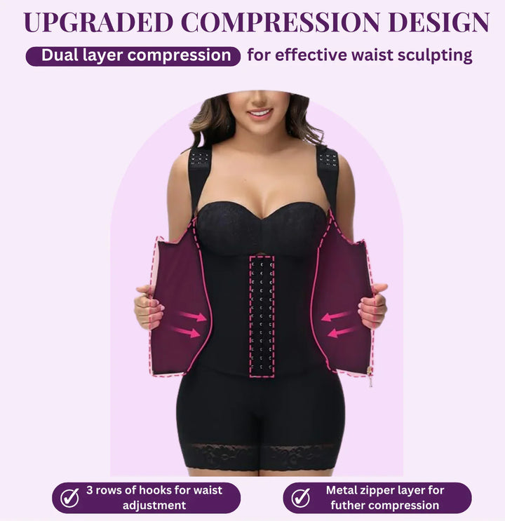 Serenyllisya – Luxe Steel-Boned Waist Trainer Vest