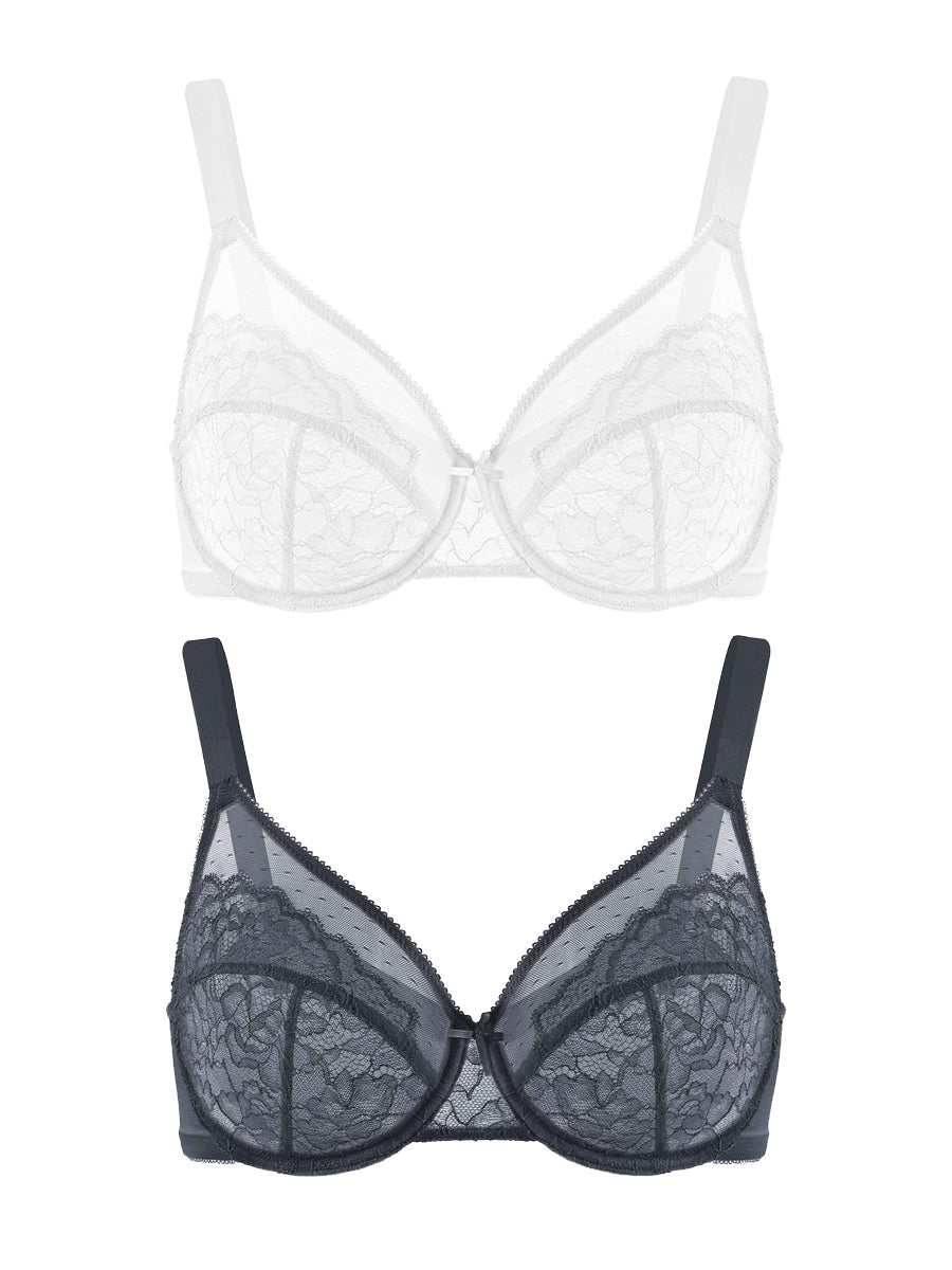 Meliorayneae – Two-Pack Plus Size Full Coverage Minimizer Bras