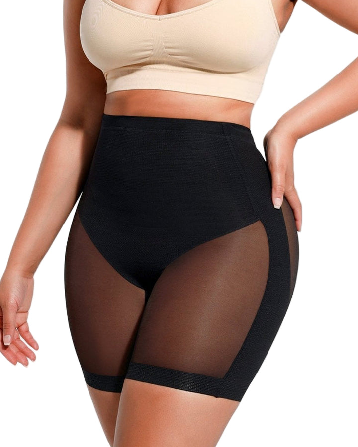 Velandra – Low-Waist Mesh Shaping Shorts
