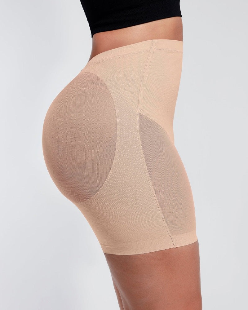 Velandra – Low-Waist Mesh Shaping Shorts