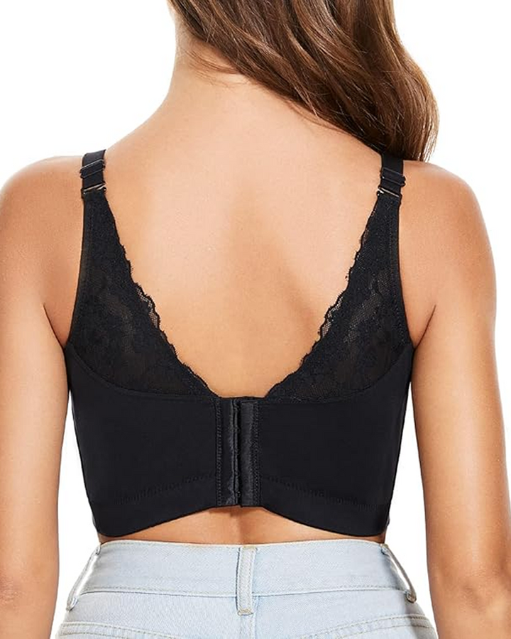 Eveloriah – Lace Longline Corset Push-Up Bra