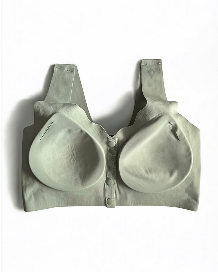 Calyssandra – Front Button Lace Push-Up Bra