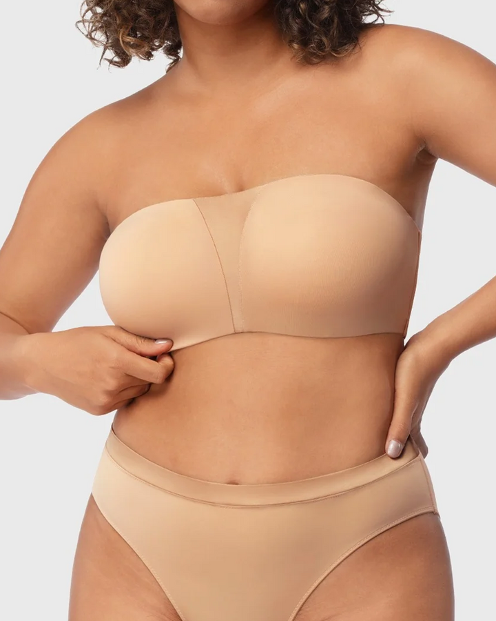 Floranyssa – Seamless Strapless Bandeau Bra