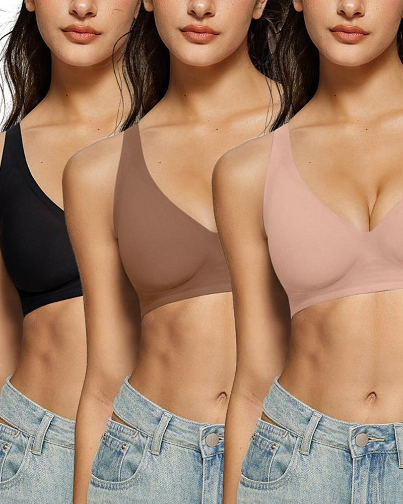 Calyssianne – Deep V Wire-Free Push-Up Bra
