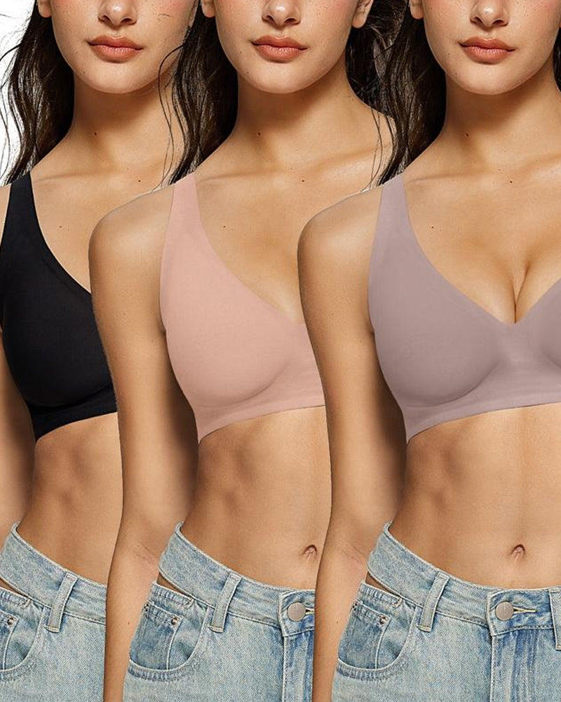Calyssianne – Deep V Wire-Free Push-Up Bra