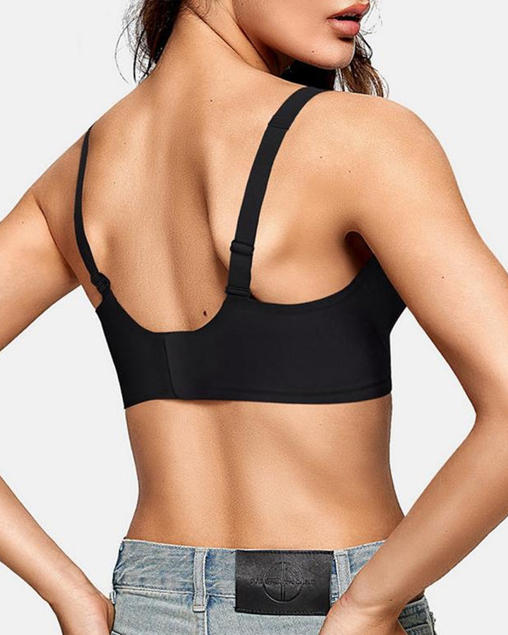 Calyssianne – Deep V Wire-Free Push-Up Bra