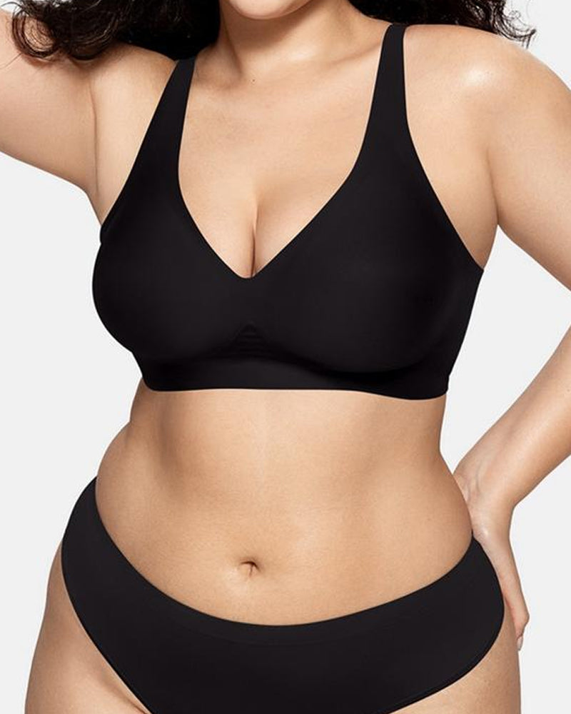 Calyssianne – Deep V Wire-Free Push-Up Bra