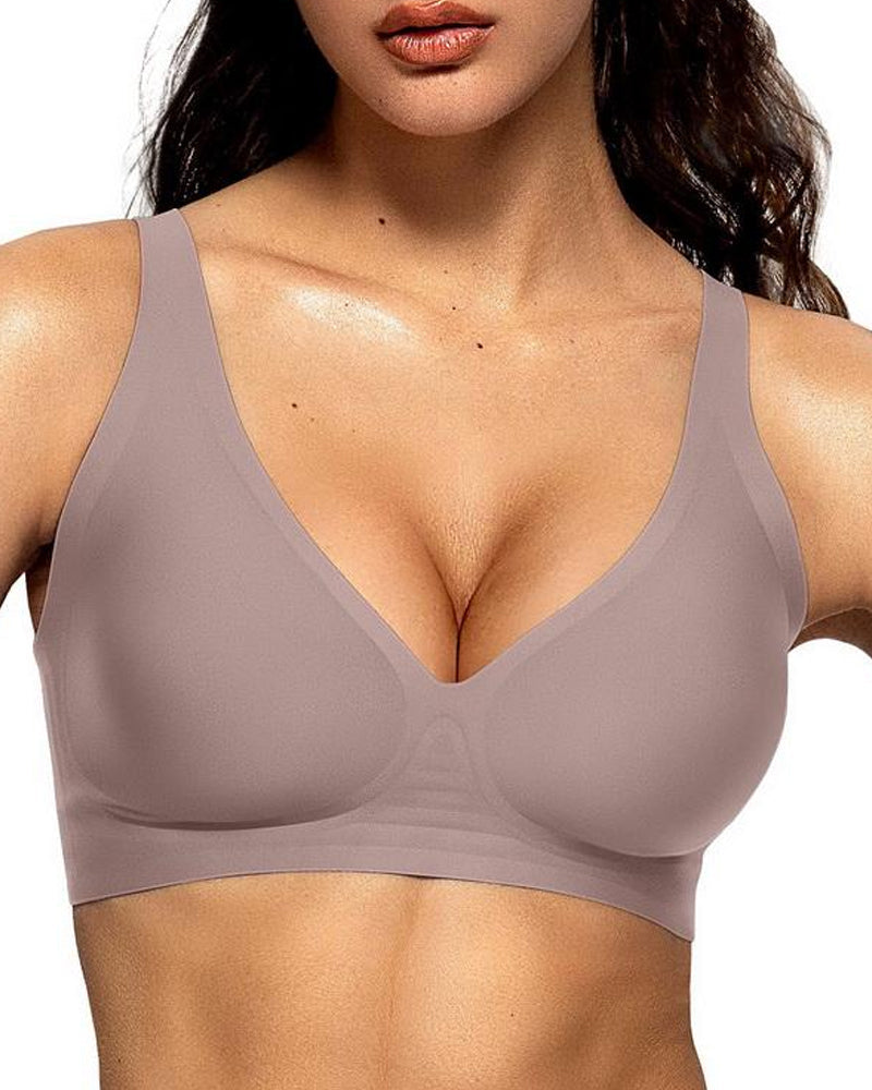 Calyssianne – Deep V Wire-Free Push-Up Bra