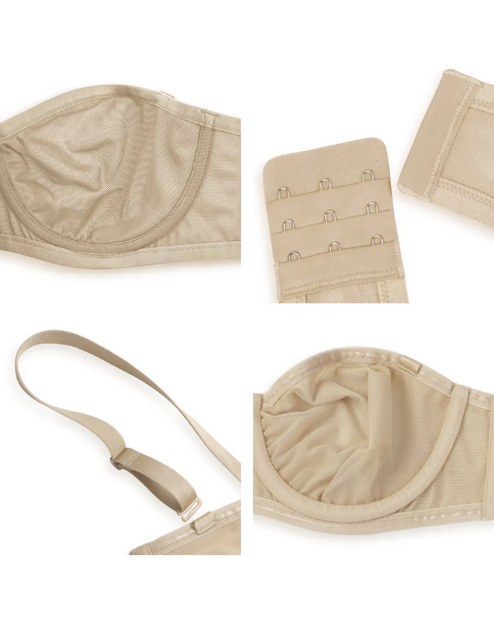 Sylvanyss – Sheer Mesh Half Cup Bra