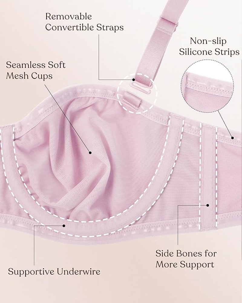 Sylvanyss – Sheer Mesh Half Cup Bra