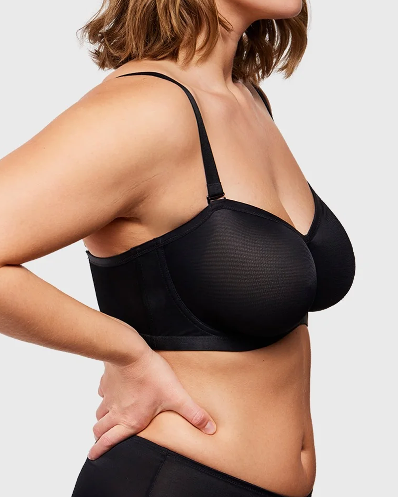 Sylvanyss – Sheer Mesh Half Cup Bra